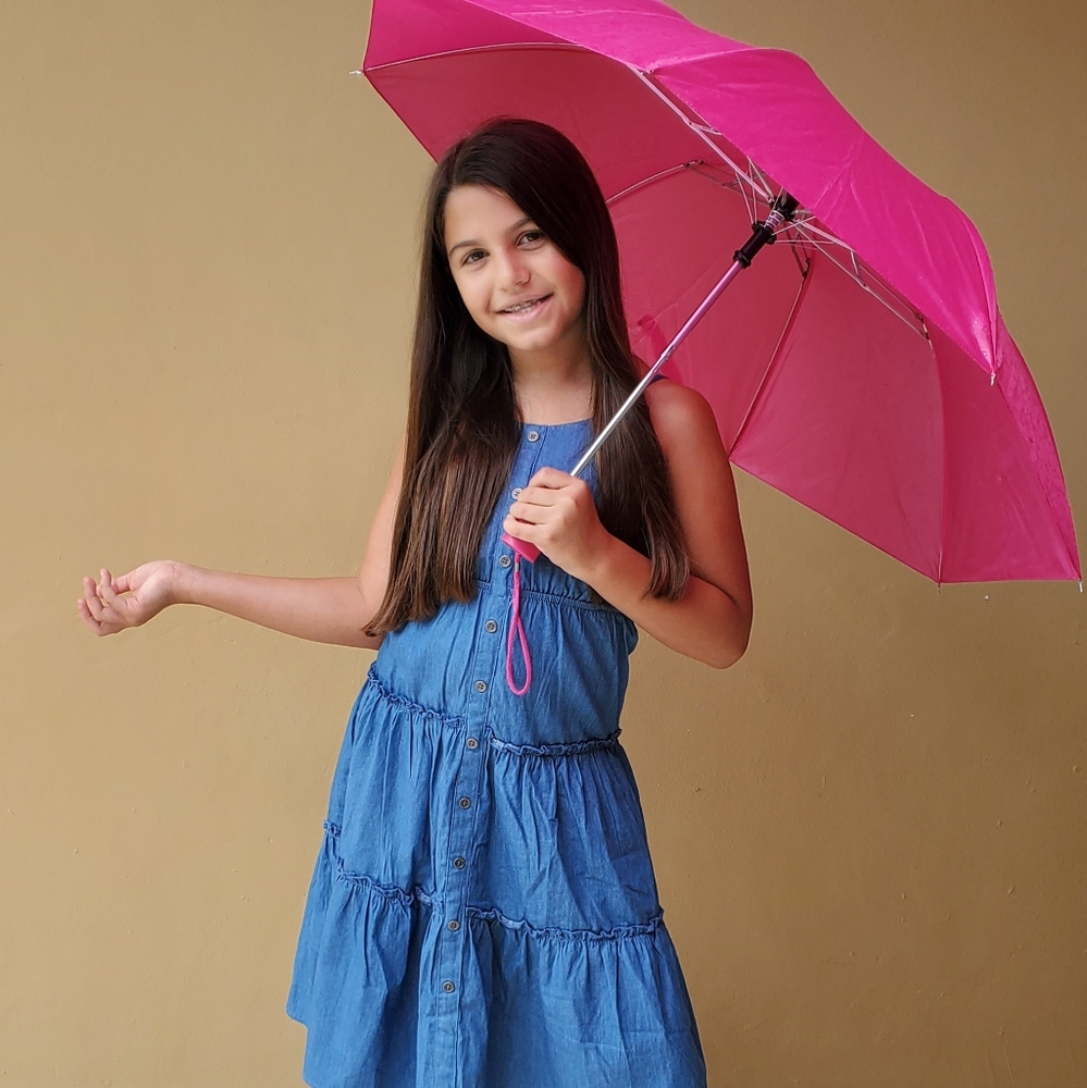 Gigi Kids Denim Midi Dress